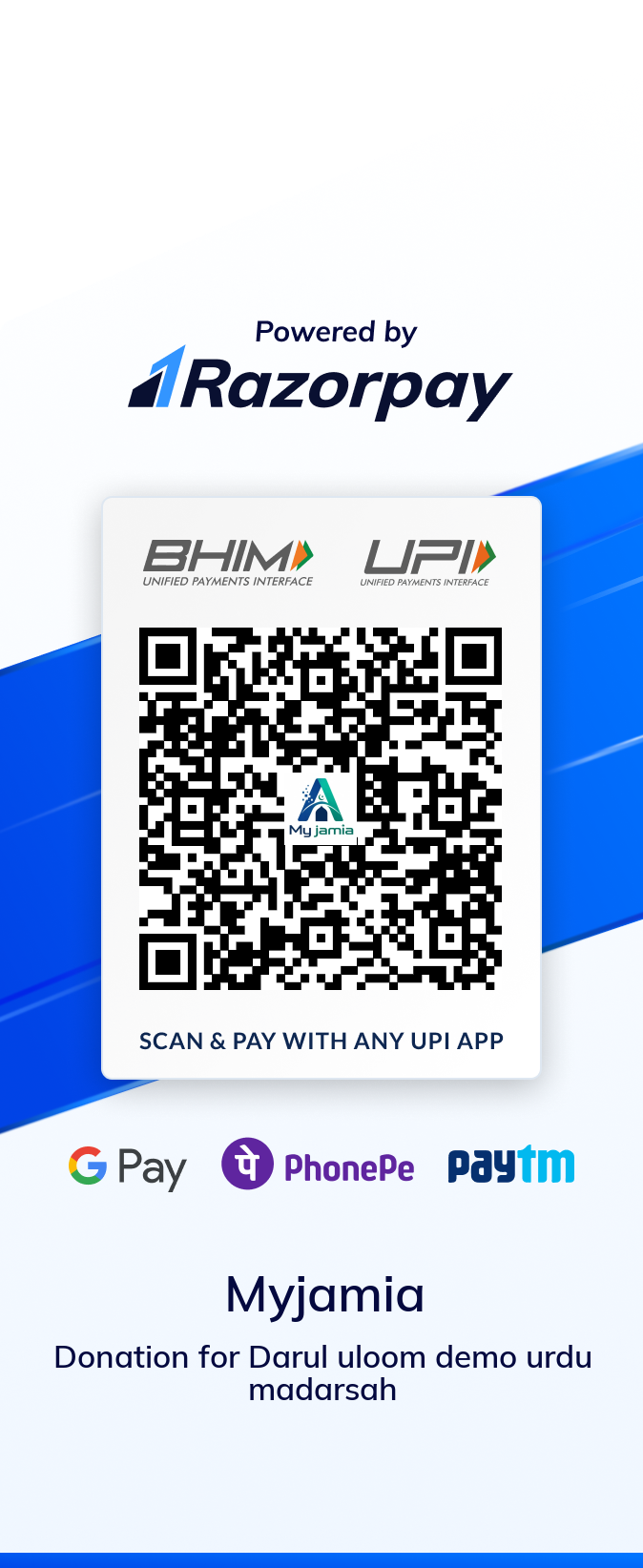 Donation QR Code